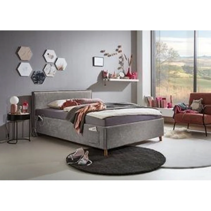 meise.möbel Kinderbett FUN, Polsterbett wahlweise mit Bettkasten, Jugendbett inkl. USB-Anschluss – Bild 6