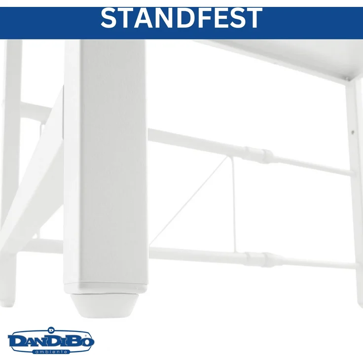 DanDiBo Verstellbares Küchenregal Weiß für Arbeitsplatte Stehend 3 Stufig 40-64 cm Regal Küche 96684 Standregal – Bild 3