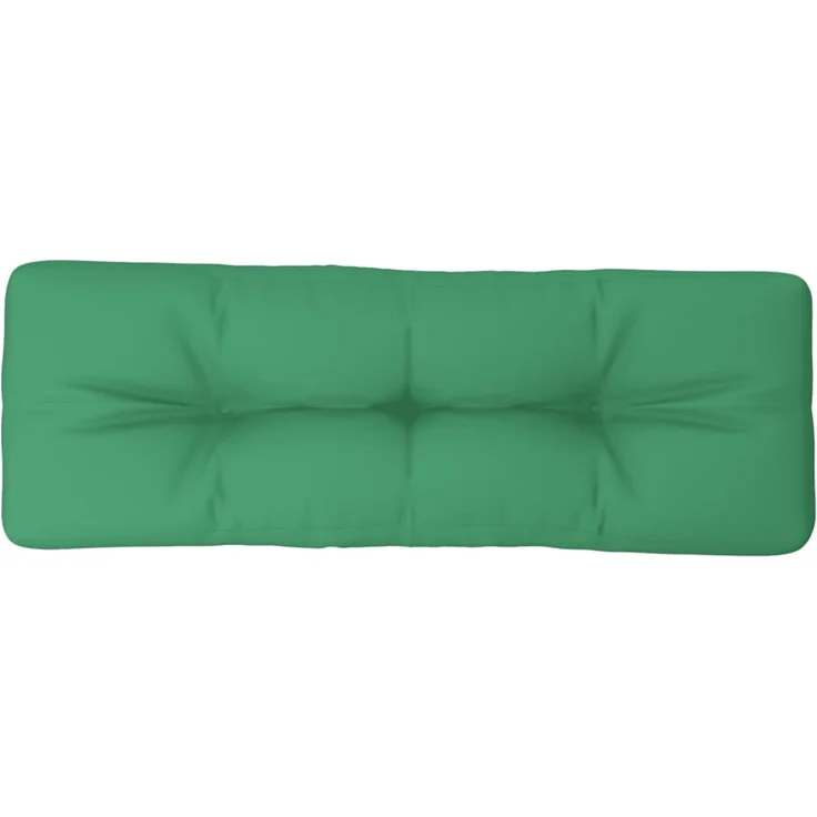 vidaXL Palettenkissen Grün 120x40x12 cm Stoff 360628 – Bild 1