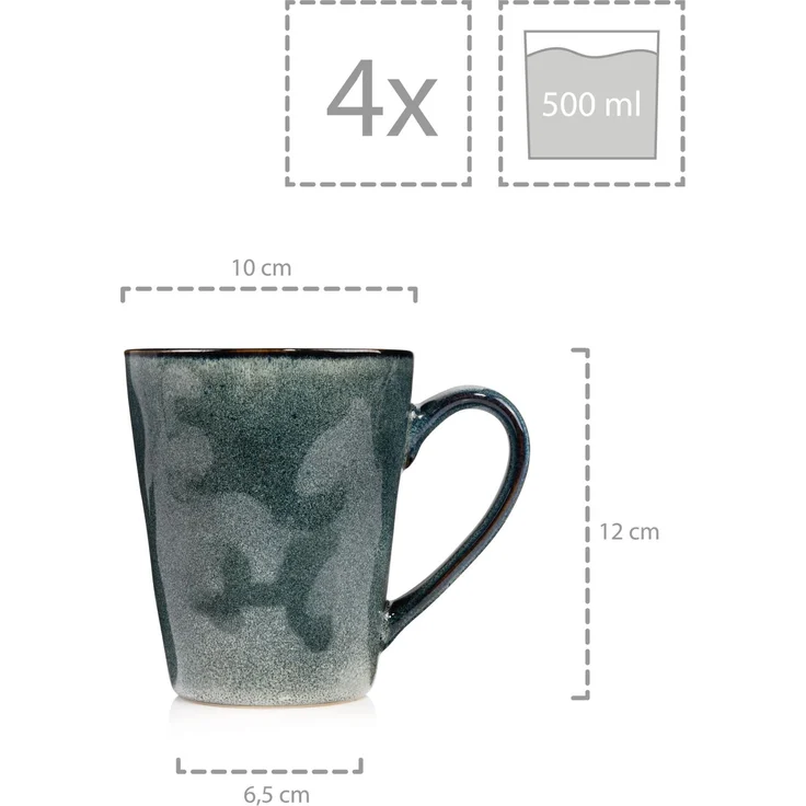 SÄNGER Kaffeebecher Set Darwin 4 teilig – Bild 2