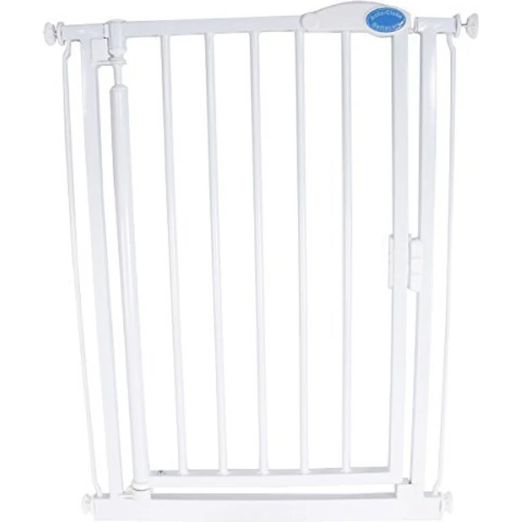 Bettacare Automatisch Schließendes Treppengitter, 61cm – 66.5cm, Weiß, schmal, druckfest, Sicherheitsgitter, Babygitter, Sicherheitsbarriere für Türen, Flure und Räume, einfache Installation – Bild 5