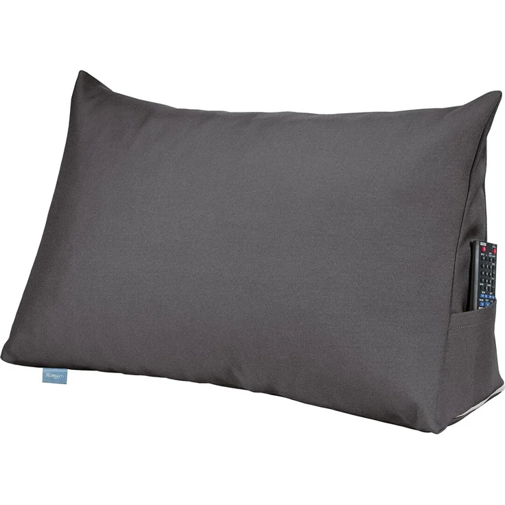 XDREAM Rückenkissen ergonomisches Keilkissen für Bett und Sofa, 1-tlg, als Kopfkissen oder Venenkissen verwendbar, mit praktischem Seitenfach – Bild 1