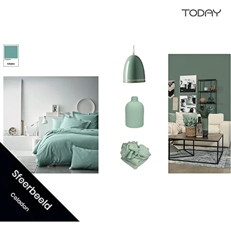 TODAY Tischdecke, 150x250 cm, Polyester, Celadon, Jade – Bild 8