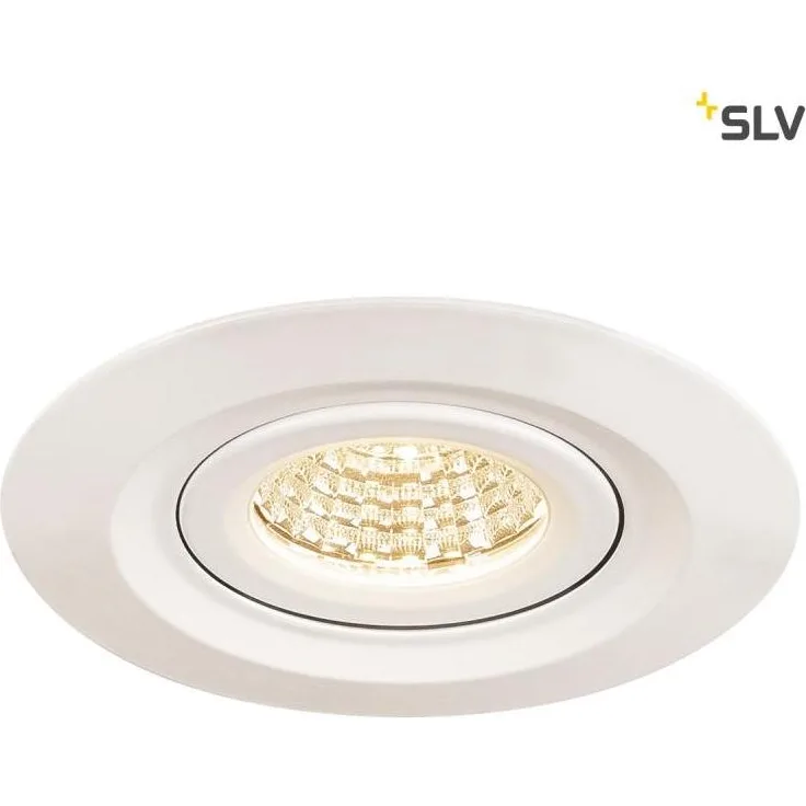 SLV No. 1000833 KINI LED Outdoor Deckeneinbauleuchte weiss 3000K 60° IP65