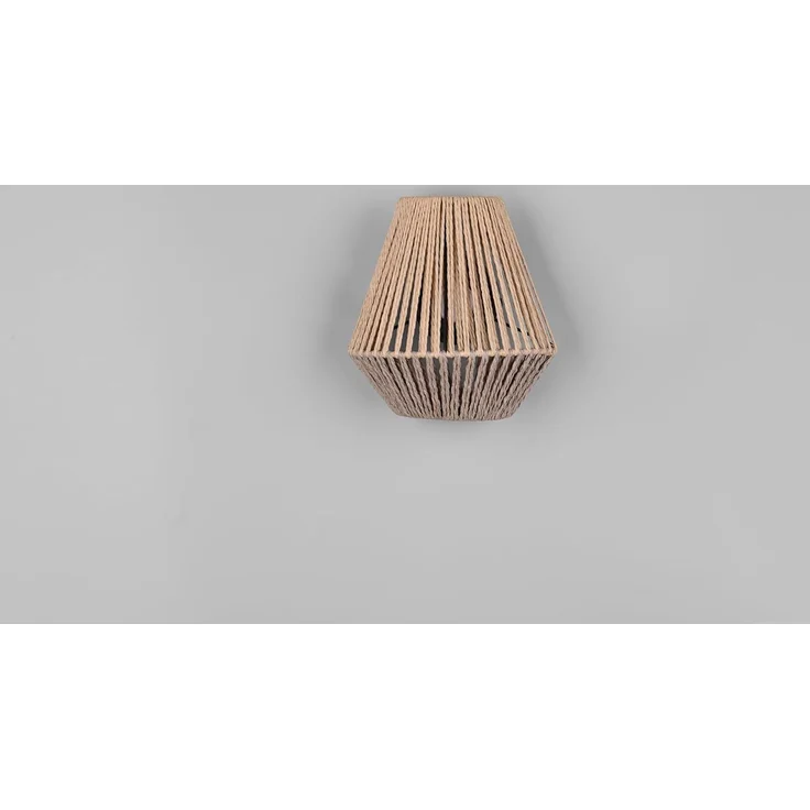 Akku Wandleuchte LIRA per USB aufladbar, Lampenschirm aus Papiergarn, Höhe 19cm – Bild 12