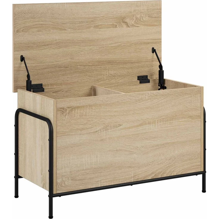 vidaXL Aufbewahrungsbox Sonoma-Eiche 80 x 40 x 49,5 cm Holzwerkstoff 8013675 – Bild 3