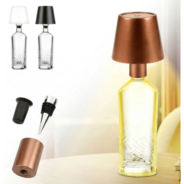 AddLiving LED Flaschenleuchte Bronze – Bild 1
