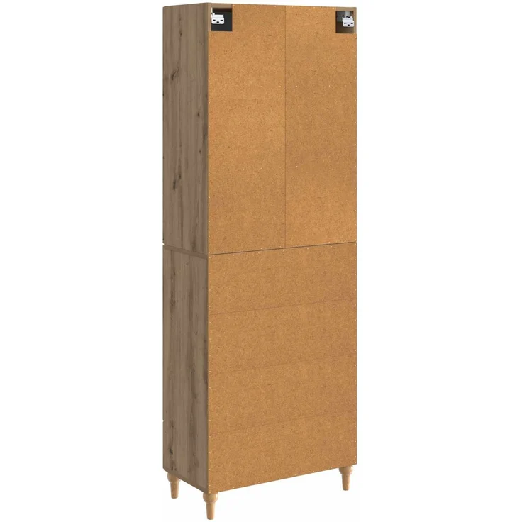 vidaXL Schrankset 2 stk. Artisan-Eiche 66 x 34,5 x 90 cm Holzwerkstoff 3416483 – Bild 7