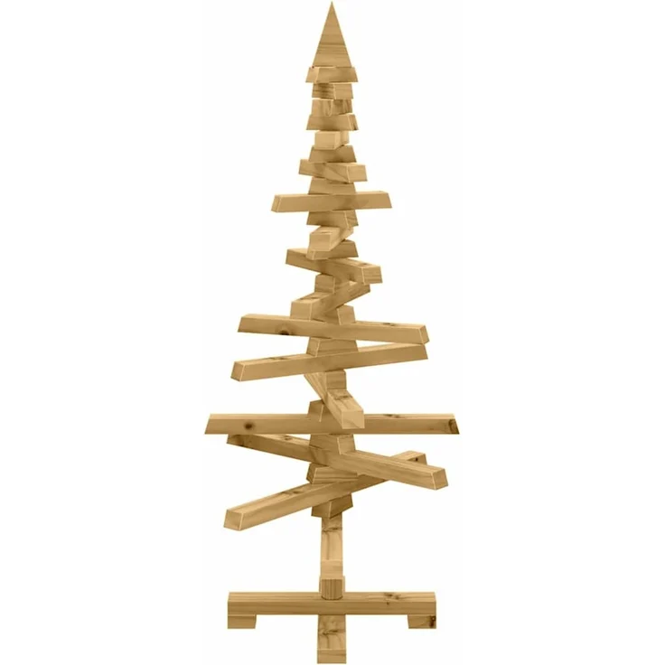 vidaXL Holz Weihnachtsbaum KOTKA 90 cm Massives Kiefernholz 42016698 – Bild 5