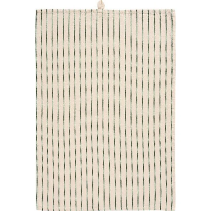 Ib Laursen Geschirrtuch Ib Laursen Geschirrtuch Orla Streifen Dunkelgrün (50x70cm) – Bild 3
