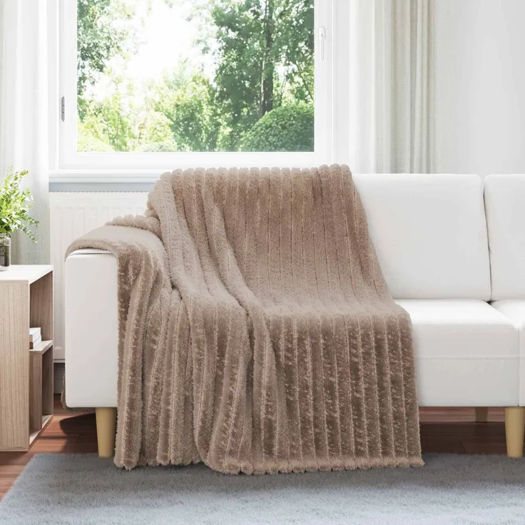 vidaXL Wohndecken 6 stk. Kamel 200 x 150 cm 4.75 kg Fleece 42016870