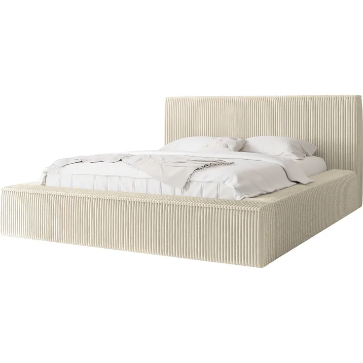 Polsterbett mit bettkasten Gerozza, Stoff: Cord (Top Sztruks 02, 140 x 200 cm)