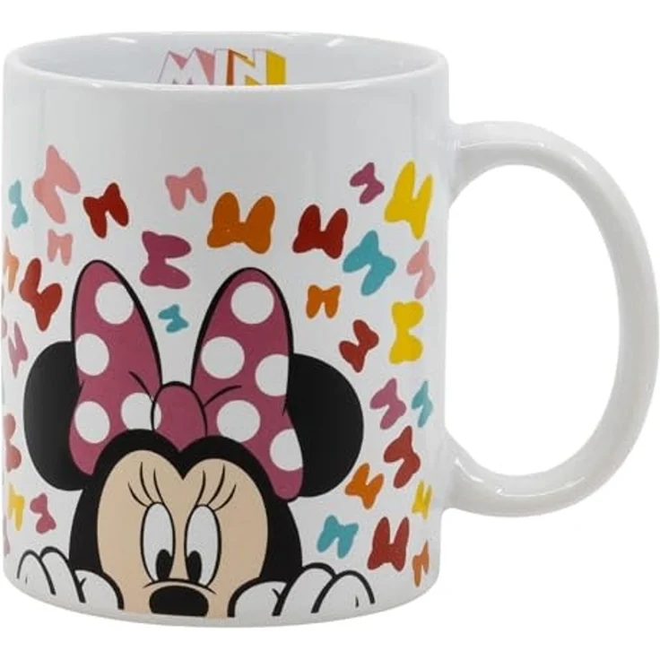 Disney Minnie Mouse Tasse 325ml – So Edgy Bows Keramikbecher im Geschenkset – Bild 1