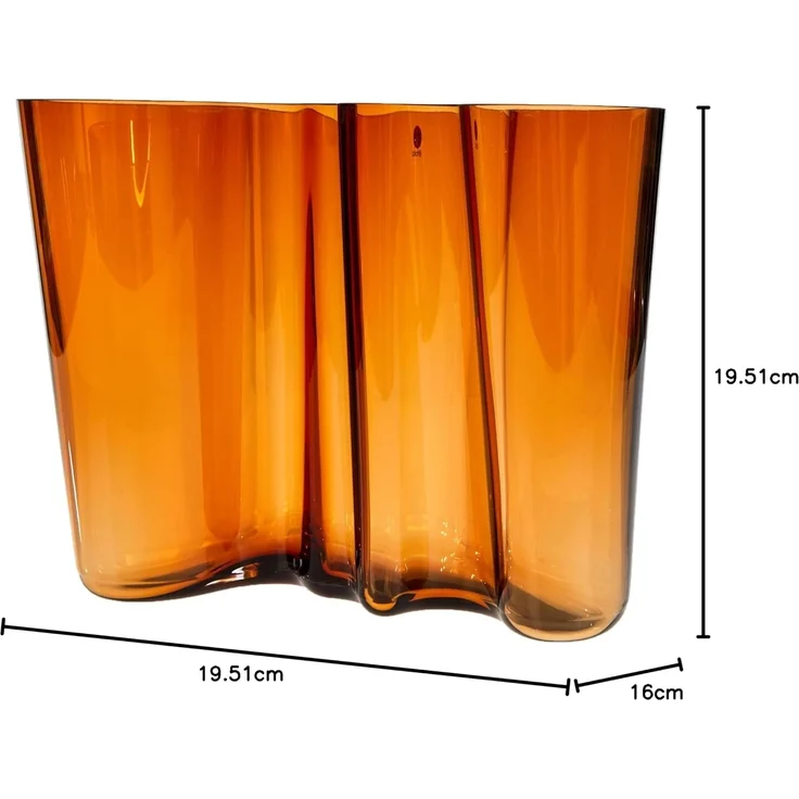 iittala Aalto Vase 160 mm kupfer – Bild 6