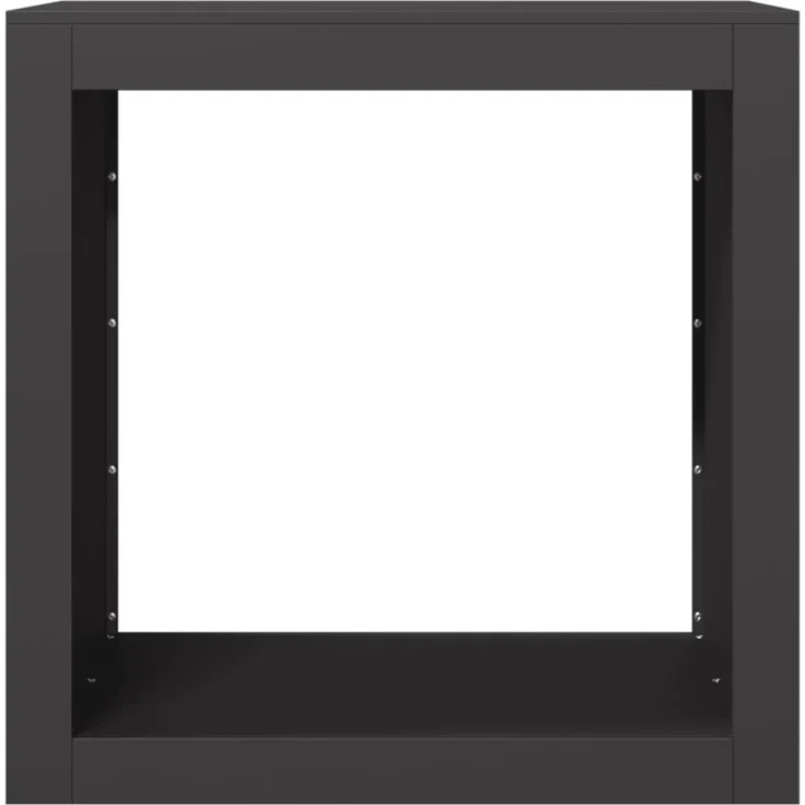 vidaXL Brennholzregal Schwarz 60x40x60 cm Stahl 851003 – Bild 3