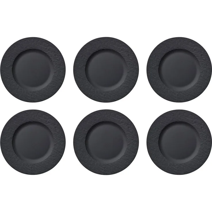 Villeroy & Boch Frühstücksteller Manufacture Rock, Spülmaschinengeeignet