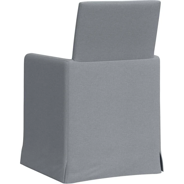 vidaXL Esszimmerstühle 2 pcs Hellgrau 57 x 67 x 95 cm Stoff 42017903 – Bild 5