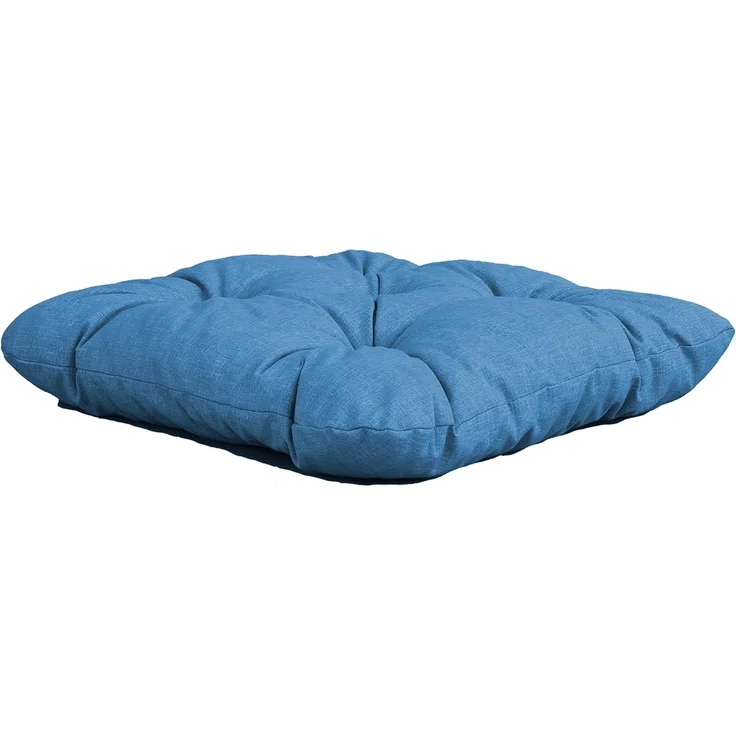 2er Set Sitzkissen Auflage Sitzpolster 50 x 50 x 8 cm hellblau – Bild 1