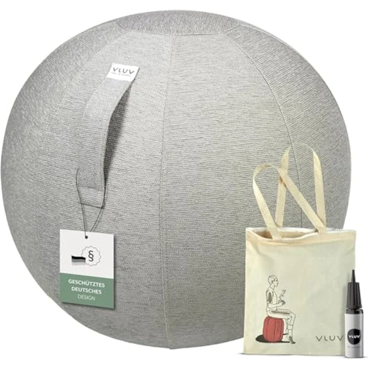 VLUV STOV Stoff-Sitzball concrete – Bild 2