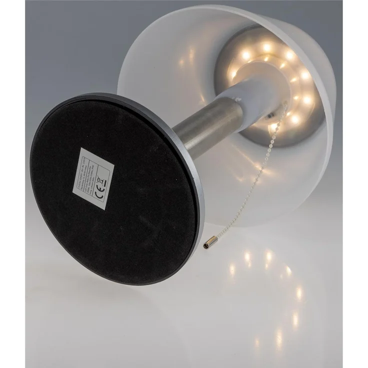 Solar LED Akku-TischleuchteØxH 28x20cm, 100/50lm, 20lm, IP44 – Bild 4