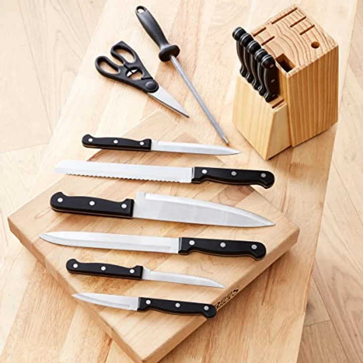 AmazonBasics Messerblock, 14-teiliges Set – Bild 8