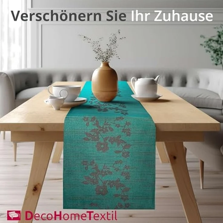 DecoHomeTextil Heimtextilmanufaktur Tischläufer Miami Tablerunner, wind- und wetterfest, UV-beständig, verrottungsfest – Bild 3