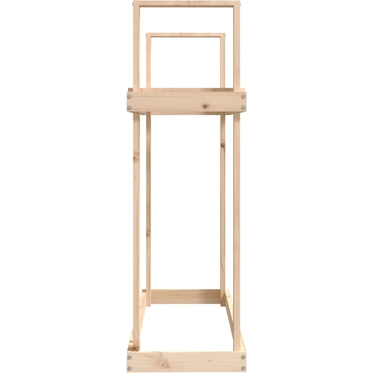 vidaXL Kaminholzregal 110x35x108,5 cm Massivholz Kiefer 823857 – Bild 5