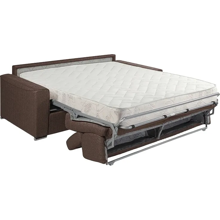 Vente-unique - VIZIR Sofa Stoff Braun - B 223 cm94 cm x H 110 cm95 cm x L 216 cm – Bild 3