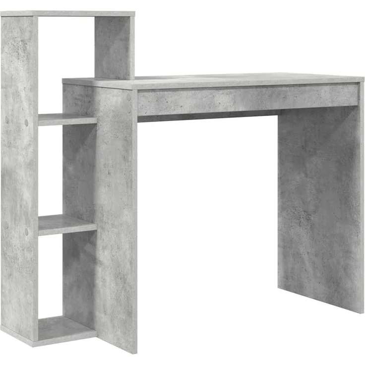 vidaXL Schreibtisch Beton Grau 100 x 40 x 90 cm Holzwerkstoff 869317 – Bild 1