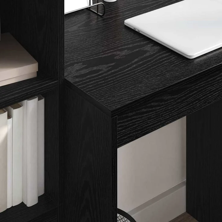 vidaXL Schreibtisch Schwarz Eichen-Optik 70 x 50 x 76 cm 869419 – Bild 3