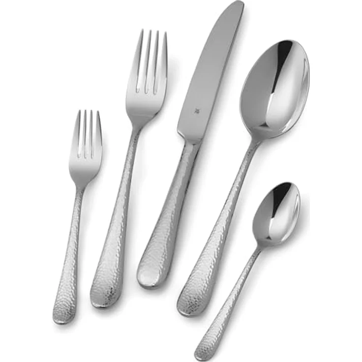 WMF 30-teiliges Besteckset, grau, ergonomischer Griff, Metall – Bild 3