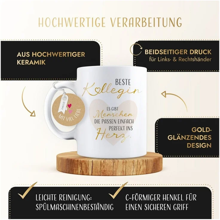 Amari Tasse AMARI ® Kollegin Tasse - Perfektes Geschenk für Arbeitskollegin, Tasse Kollegin 11 – Bild 2