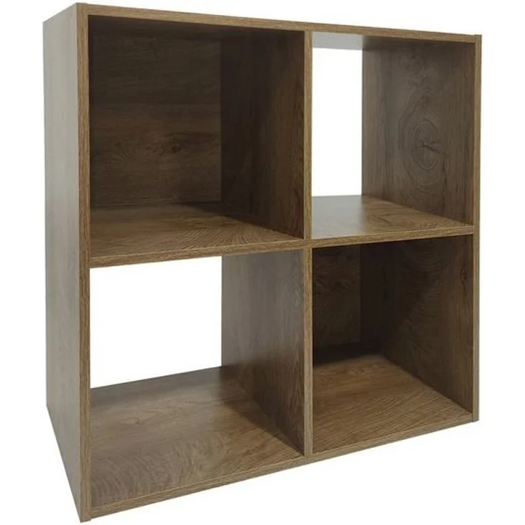 HTI-Living Standregal Regal 60x60 Thekla Eiche, Stück 1-tlg, Standregal 4 Regalfächer – Bild 2
