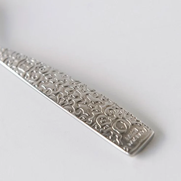 Alessi Dressed Teelöffel, Edelstahl, Silber, 13x3. 5x2. 5 cm, 6-Einheiten – Bild 5