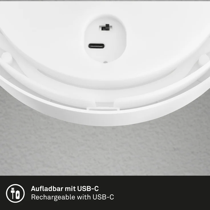 Briloner LED Außenwandleuchte Puni Akku 4W weiß Bewegungssensor warmweiß – Bild 2