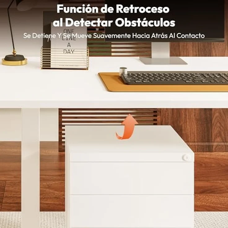 SANODESK Höhenverstellbarer Schreibtisch 180x80 cm Schreibtisch Höhenverstellbar Elektrisch Ergonomischer Steh-Sitz Tisch Computertisch für Heimbüro Homeoffice(weiß) – Bild 7
