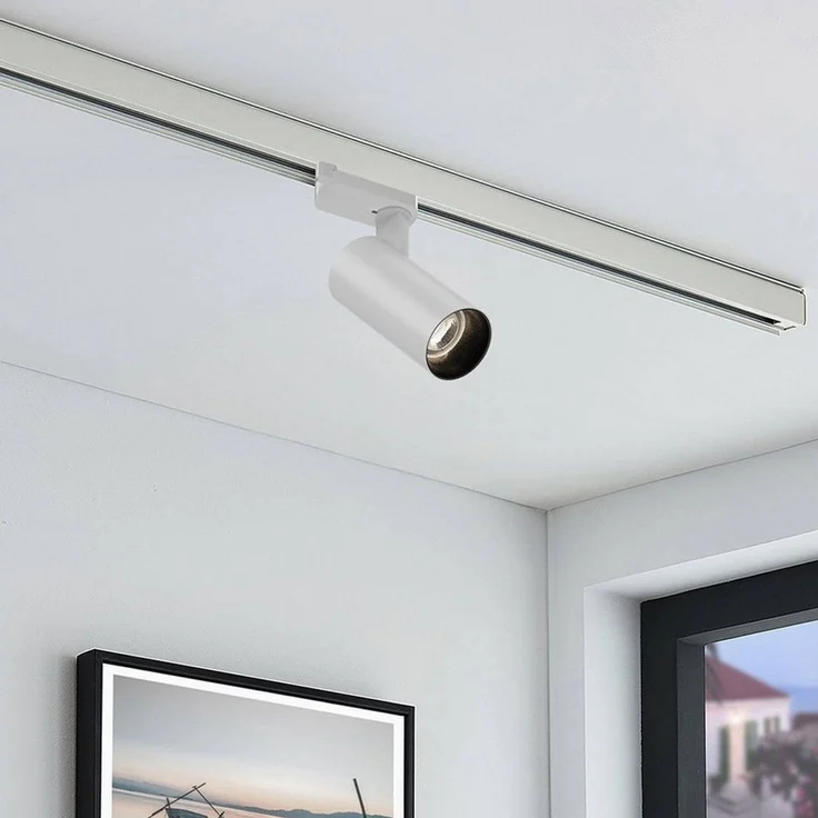 Braytron Schienensystem-Leuchten 3-Phasen LED-Schienenstrahler 15W mit 3-CCT Farbtemperatur, LED fest integriert, Neutralweiß, Kaltweiß, Warmweiß, Schwenkbar, Drehbar, 3CCT – Bild 2