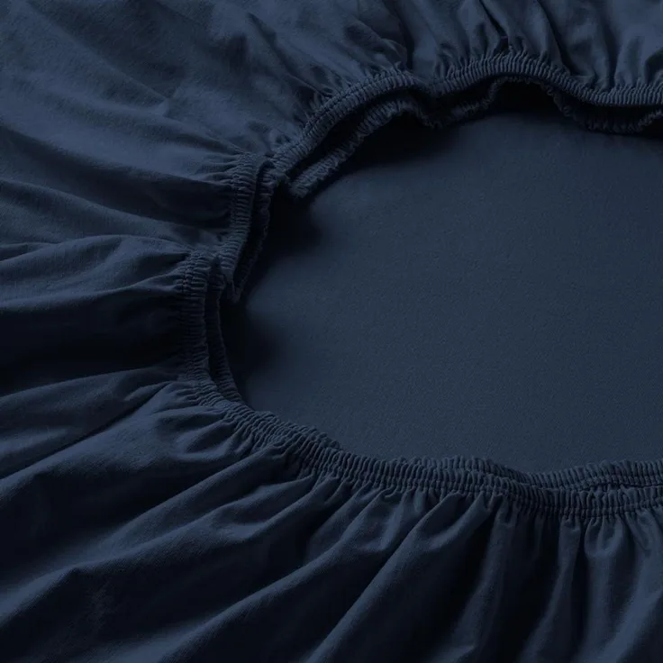 Estella Zwirnjersey Spannbetttuch für Boxspring Topper 180-200x200x7 cm saphir (635)