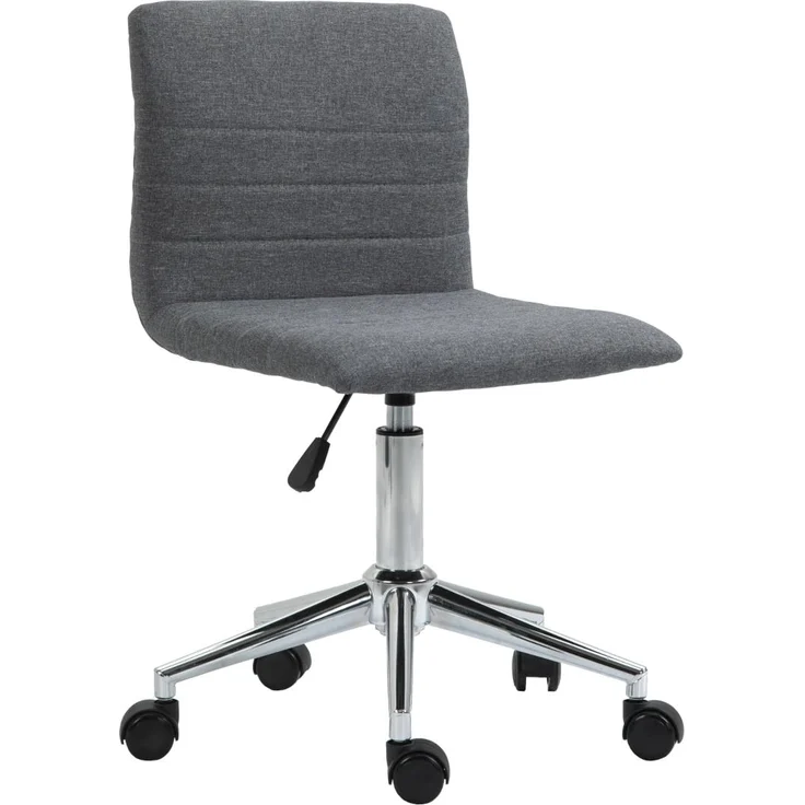 SVITA LINUS Schreibtischstuhl Kinder Drehstuhl Stoffbezug Grau – Bild 1