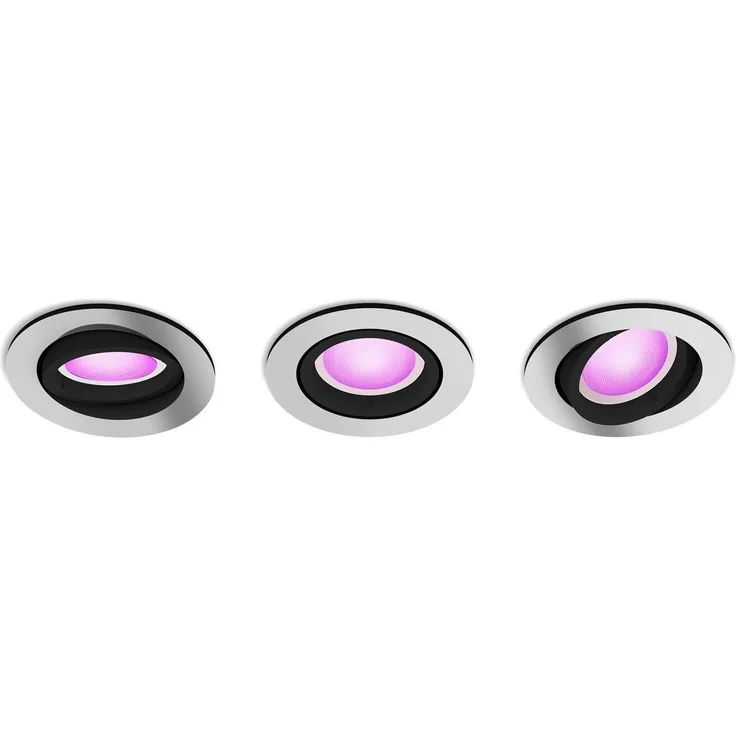 Philips Hue White&Col. Amb. Centura Einbausp 3flg alum 3x4.2W