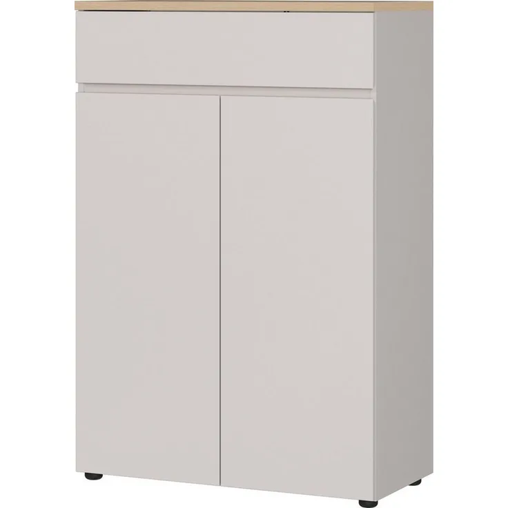 GERMANIA Aktenschrank Lissabon (1-St) 80 x 120 x 40 cm, verstellbare Böden, Soft Close, Made in Germany