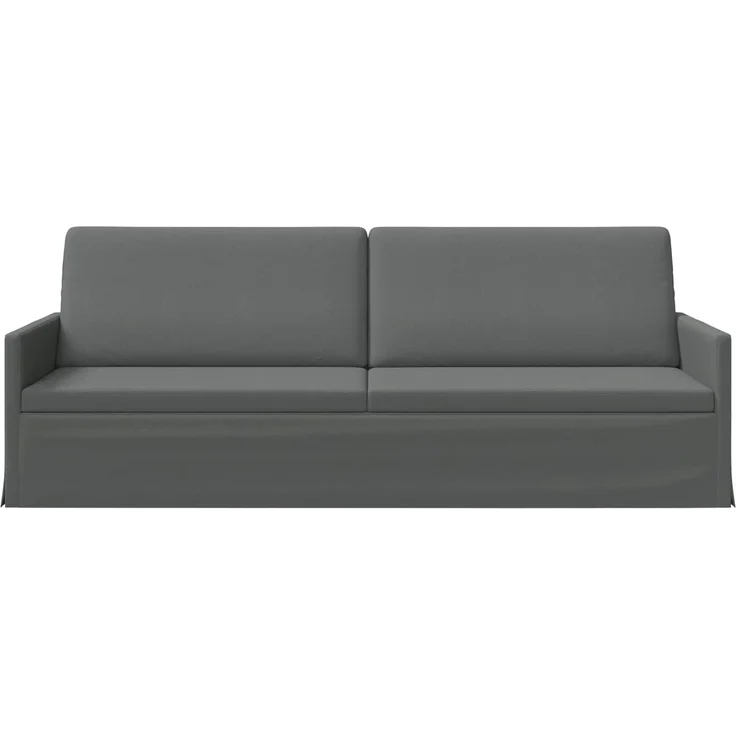 vidaXL 3-Sitzer Sofa Dunkelgrau 220 x 81 x 82 cm Stoff 42041140 – Bild 3