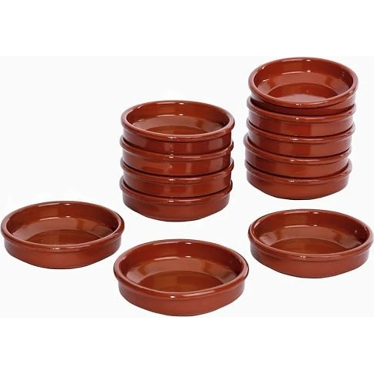 MamboCat Tapas-Schale 12er Set Cazuela Ton-Schale Bruno Ø 12cm Größe S Mittelalter, Ton – Bild 2