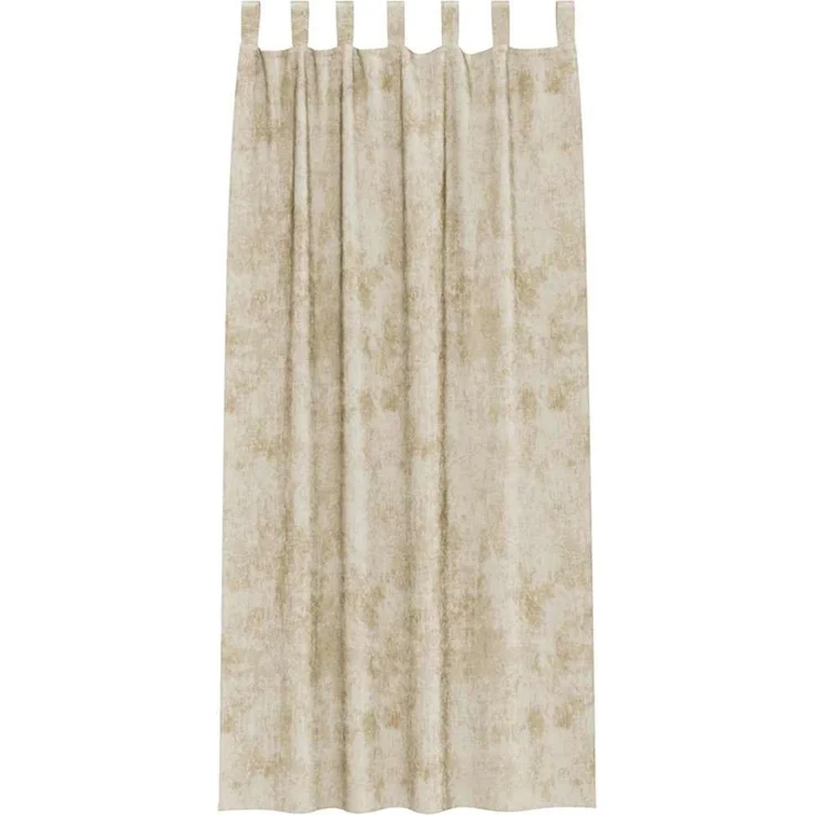 vidaXL Samtvorhänge 2 stk. Creme 260 x 140 cm Samt 4107737 – Bild 4