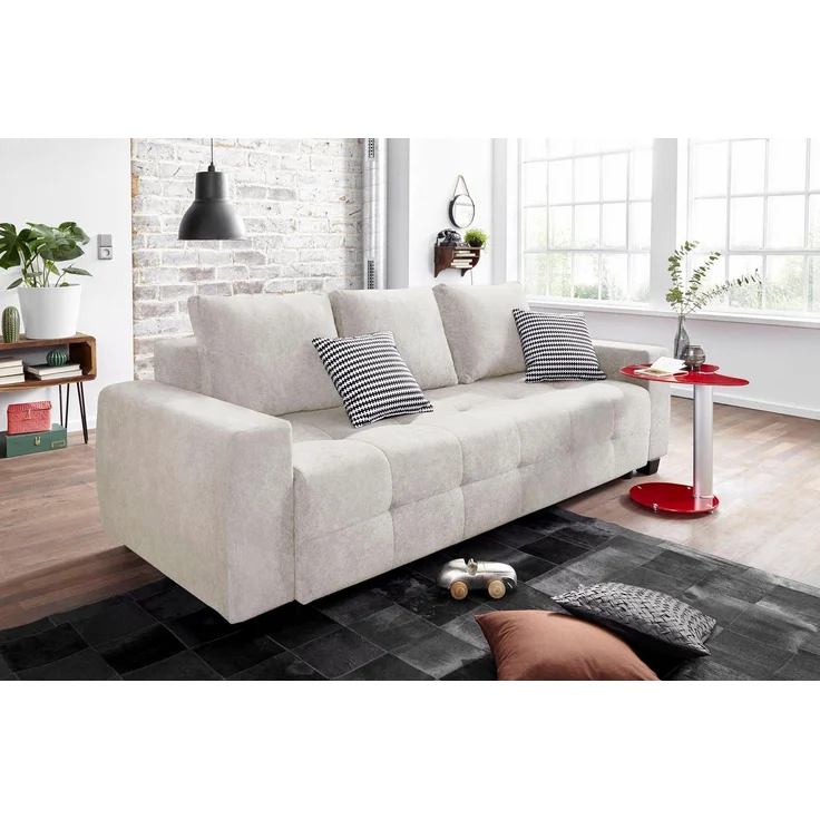 COLLECTION AB Schlafsofa Bella, mit Bettfunktion und Bettkasten, inkl. loser Rücken- und Zierkissen – Bild 1