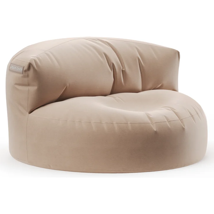 Green Bean® Sitzsack ergonomische Rückenlehne, waschbarer Bezug, mit Füllmaterial khaki, 90x50 cm – Bild 1
