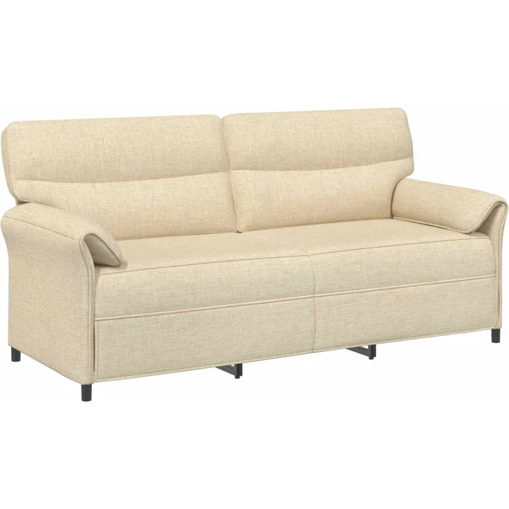 vidaXL Sofa Set 2 stk. Creme Stoff 3424878 – Bild 4