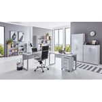 BMG Möbel Büromöbel-Set Office Edition 6, (Komplett-Set, 8-tlg), mit Winkelschreibtisch und abschließbaren Aktenschränken