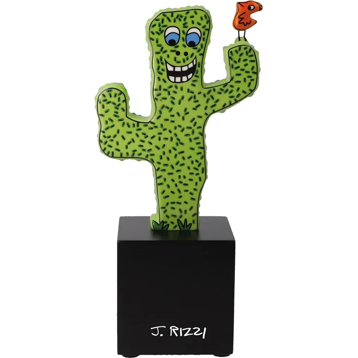 Goebel Figur James Rizzi - Desert Life, Pop Art, Porzellan, 21 cm, 26103211