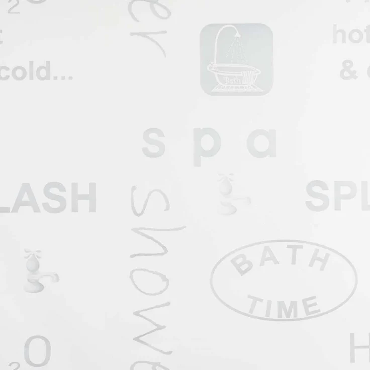 vidaXL Duschrollo 120x240 cm Splash-Design 142873 – Bild 6